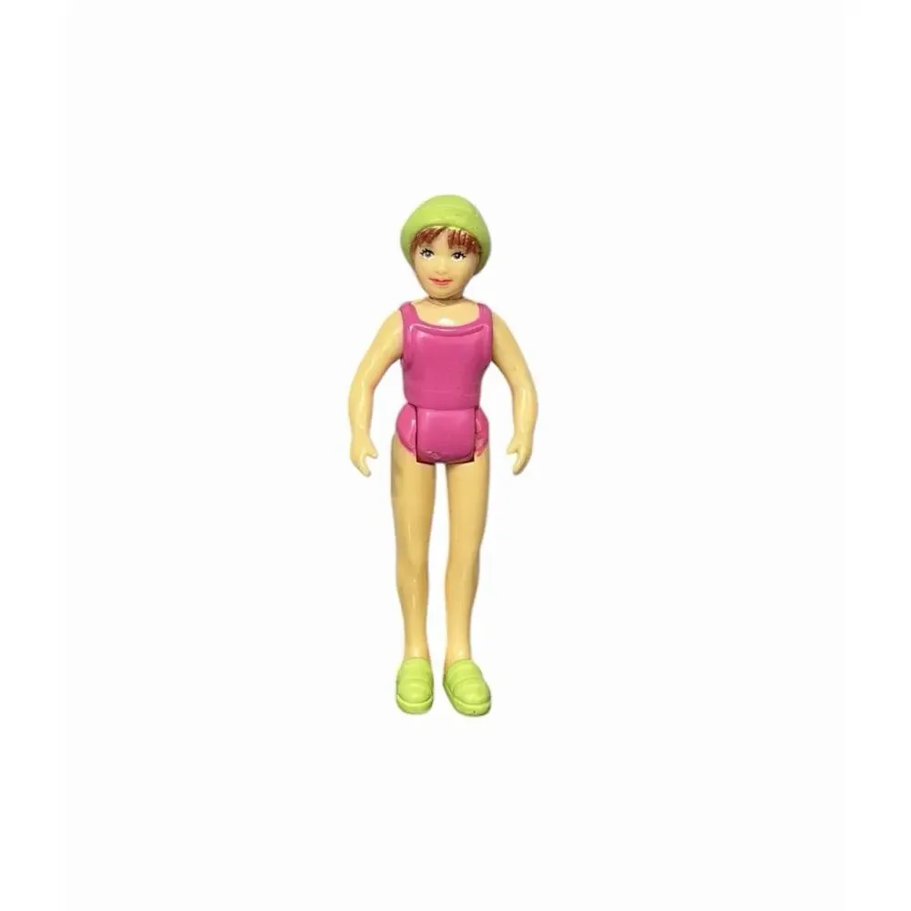 Fisher Price Sweet Streets Dollhouse Hotel Swimming Pool Girl & Valet Bell Boy